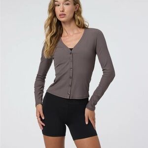 Vuori Women's Long Sleeve Pose Cardigan